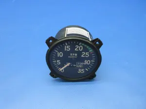 Grumman AA-1 Stewart Warner Tachometer P/N 551 WARRANTY (0525-1393)
